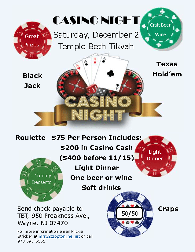 Casino night updated