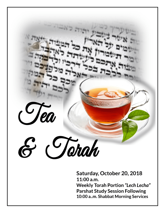 Tea _ Torah 10-20-18